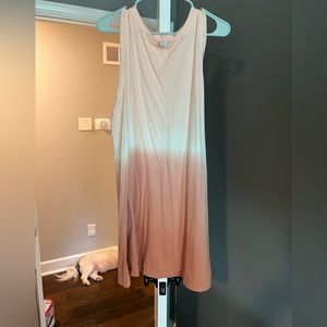 Coral Tye-die Dress - Old Navy - Size Large